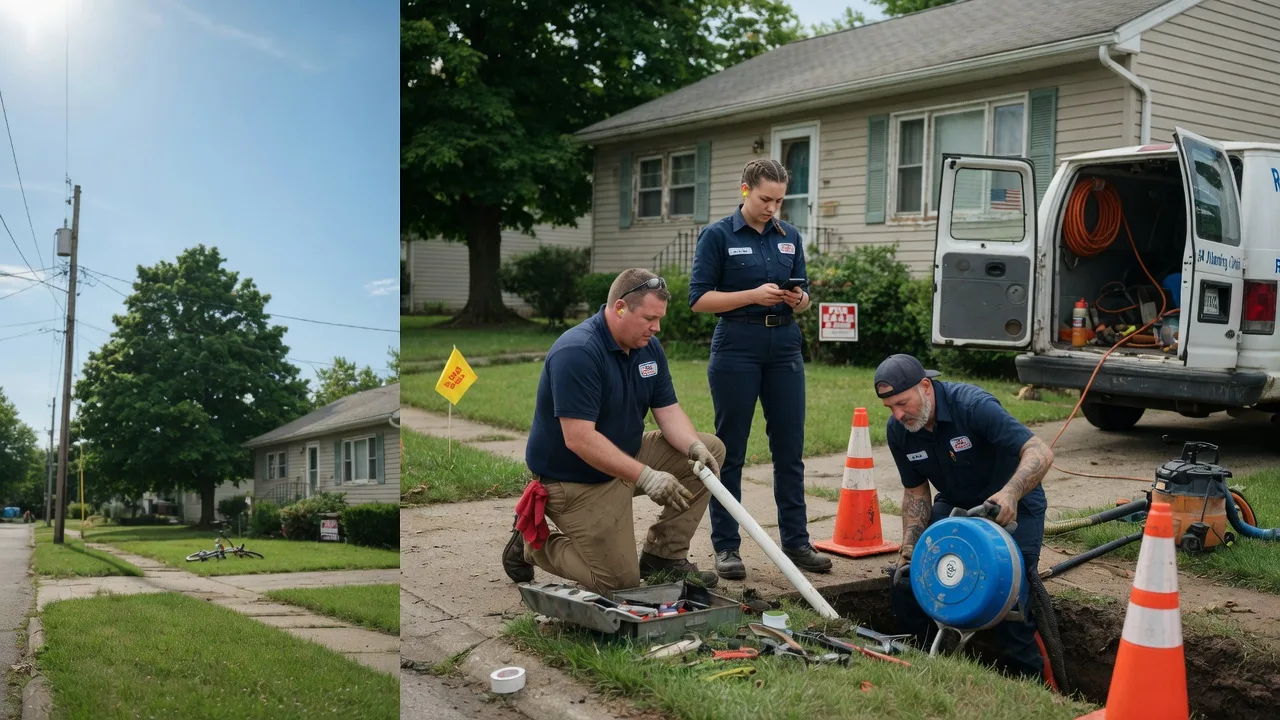 Sewer Line Repair in Wadesville, IN near me